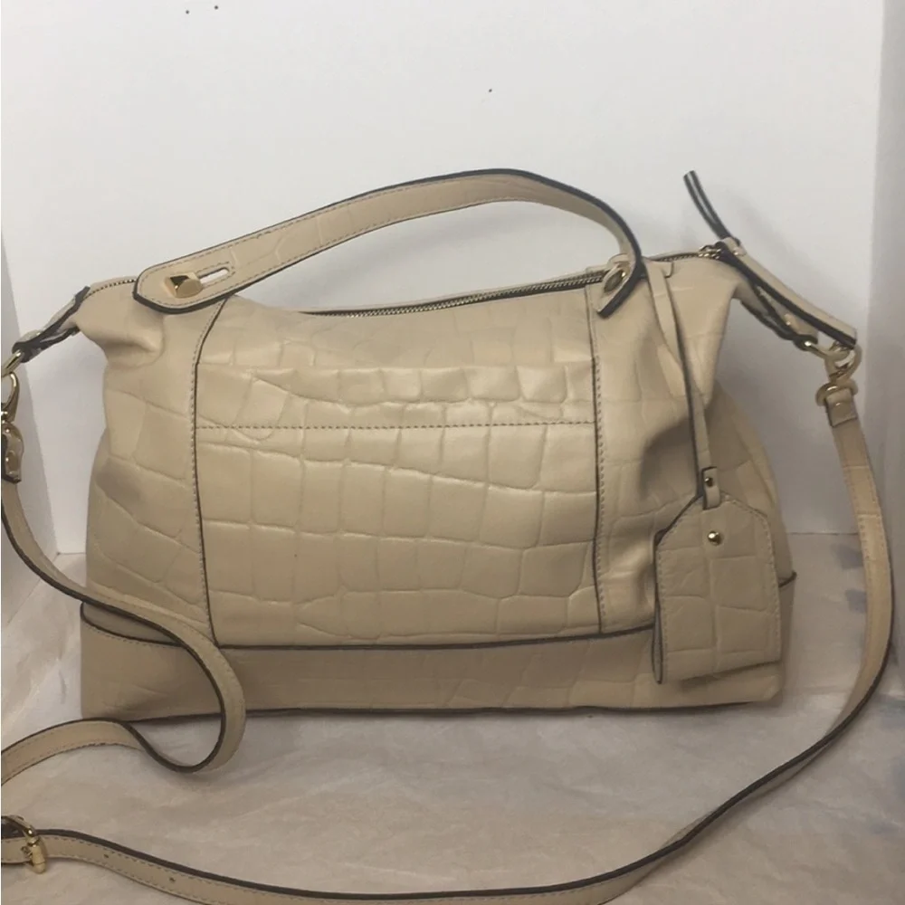 Albert Bellucci Genuine Croc embossed leather
